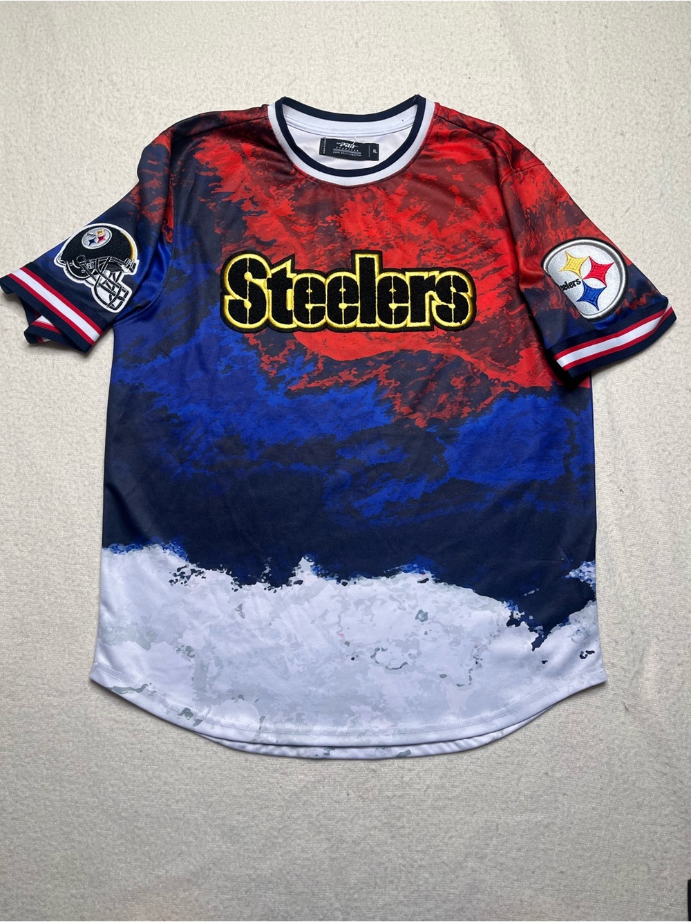 Pro Standard NFL Pittsburgh Steelers Tie Dye Camo Jersey Mens XL Vintage Rare